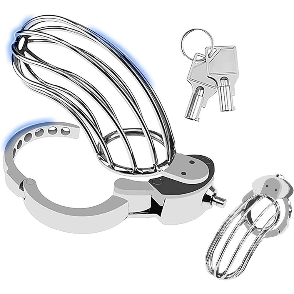 Couple Ring Set - Dispositif de chasteté réglable à verrouillage