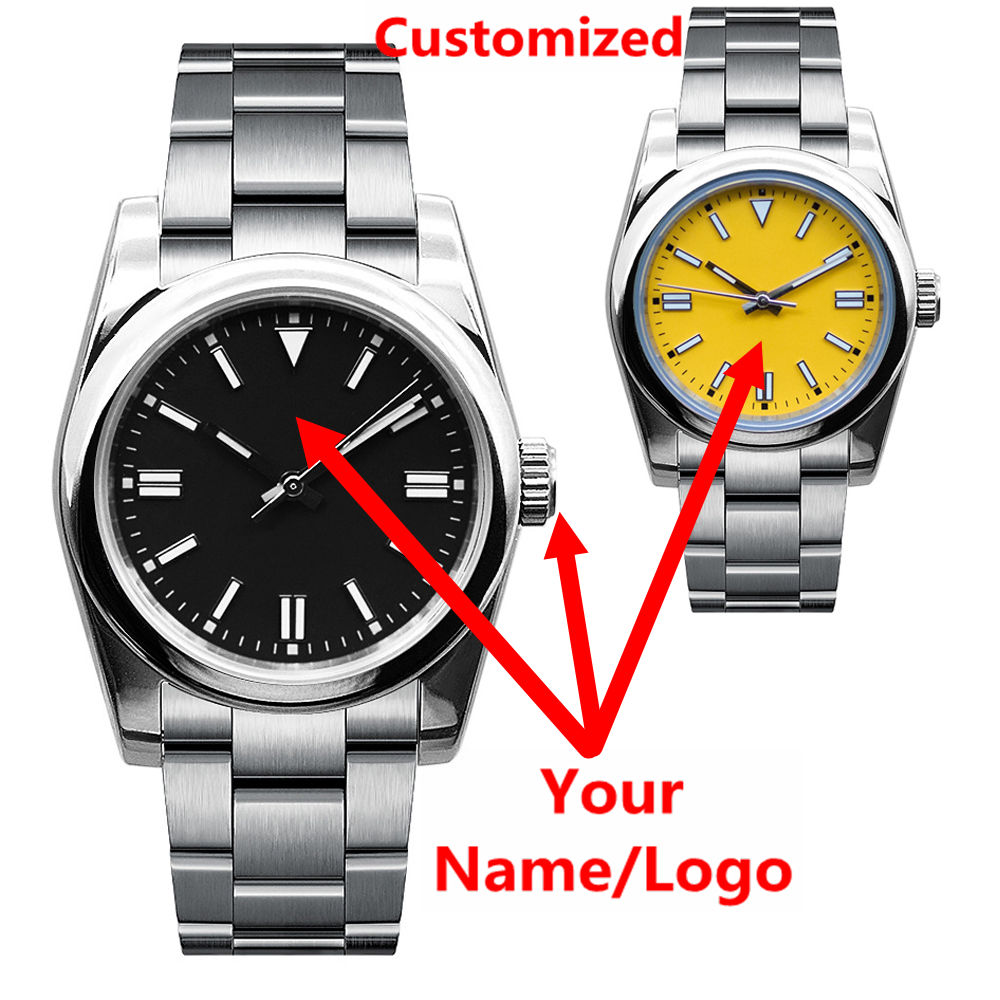Jewelry For Watches - Montre homme personnalisée avec logo, saphir,