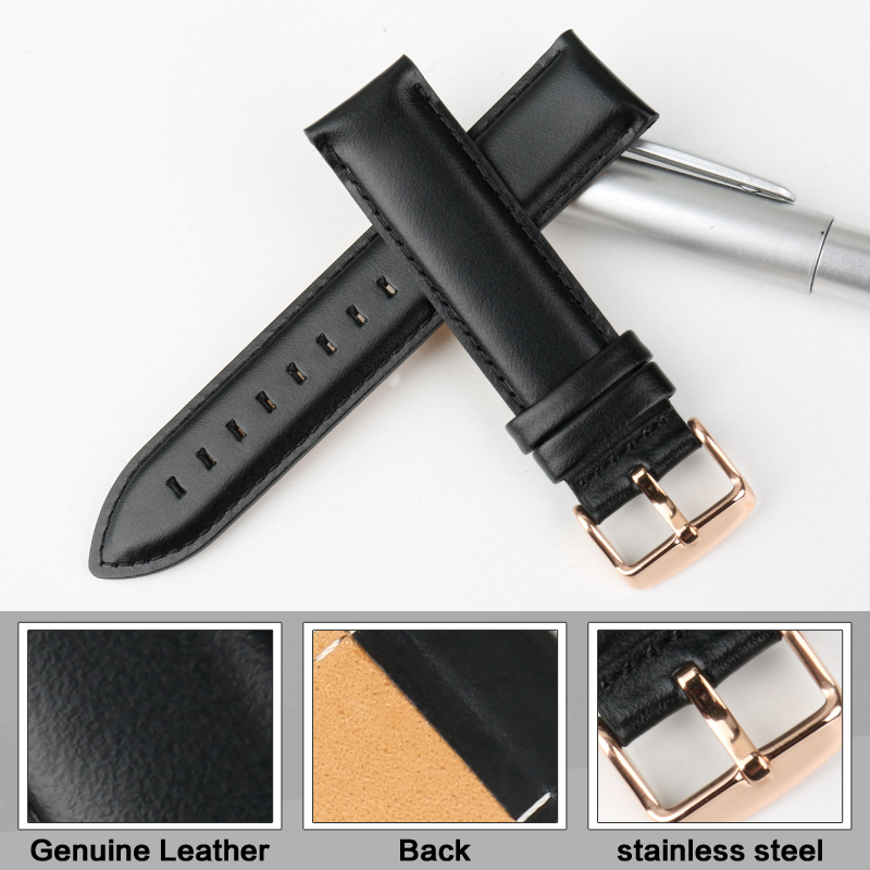 Bracelet de montre en cuir vér - Daniel Wellington Watches & Jewelry Online Store avis et prix