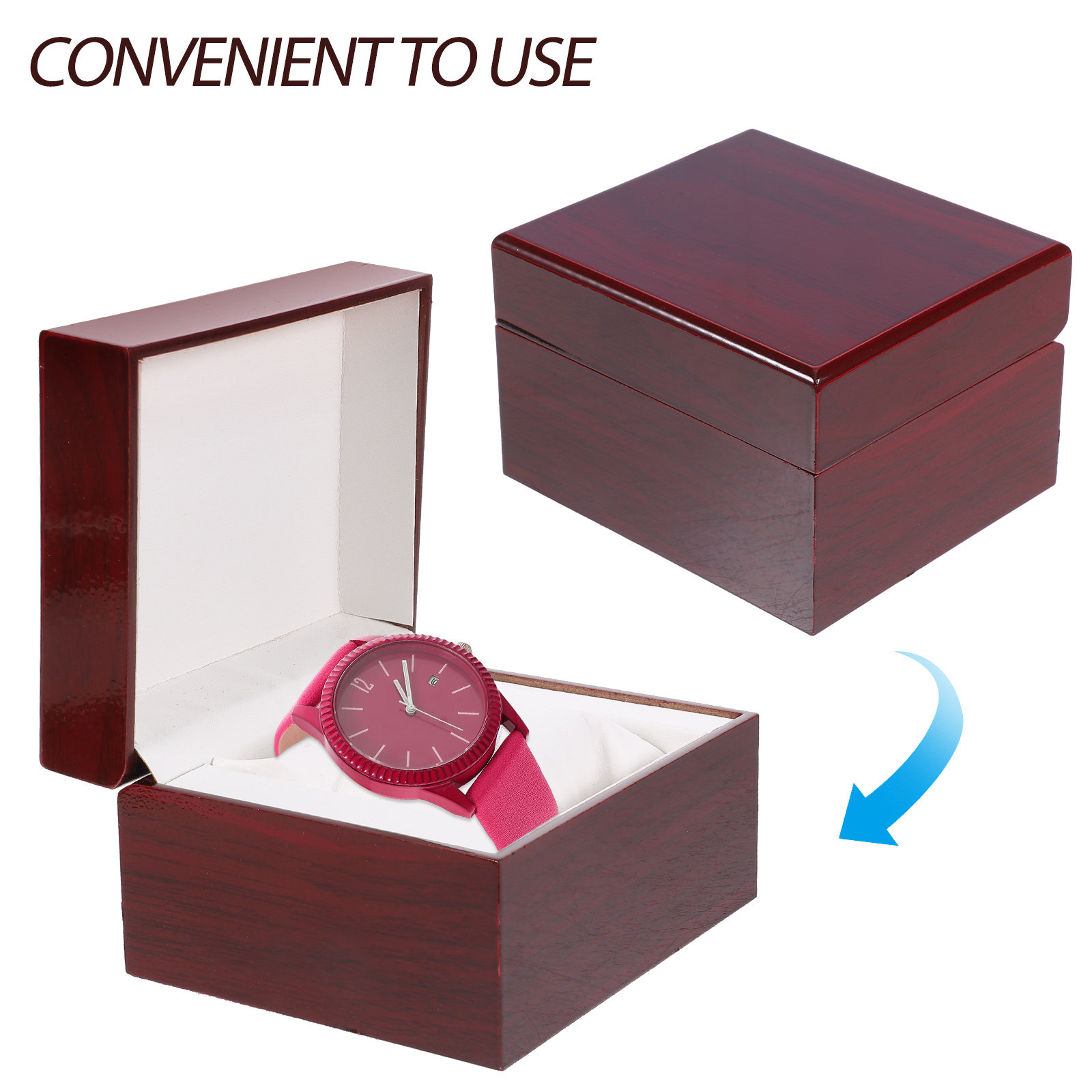 Boîte de rangement rouge pour  - Jewelry Or Watches avis et prix