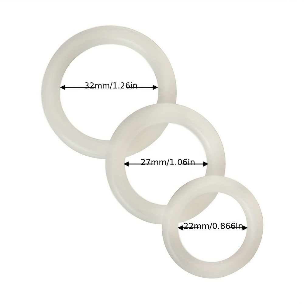 Ensemble de 3 anneaux péniens  - Couple Ring Set avis et prix