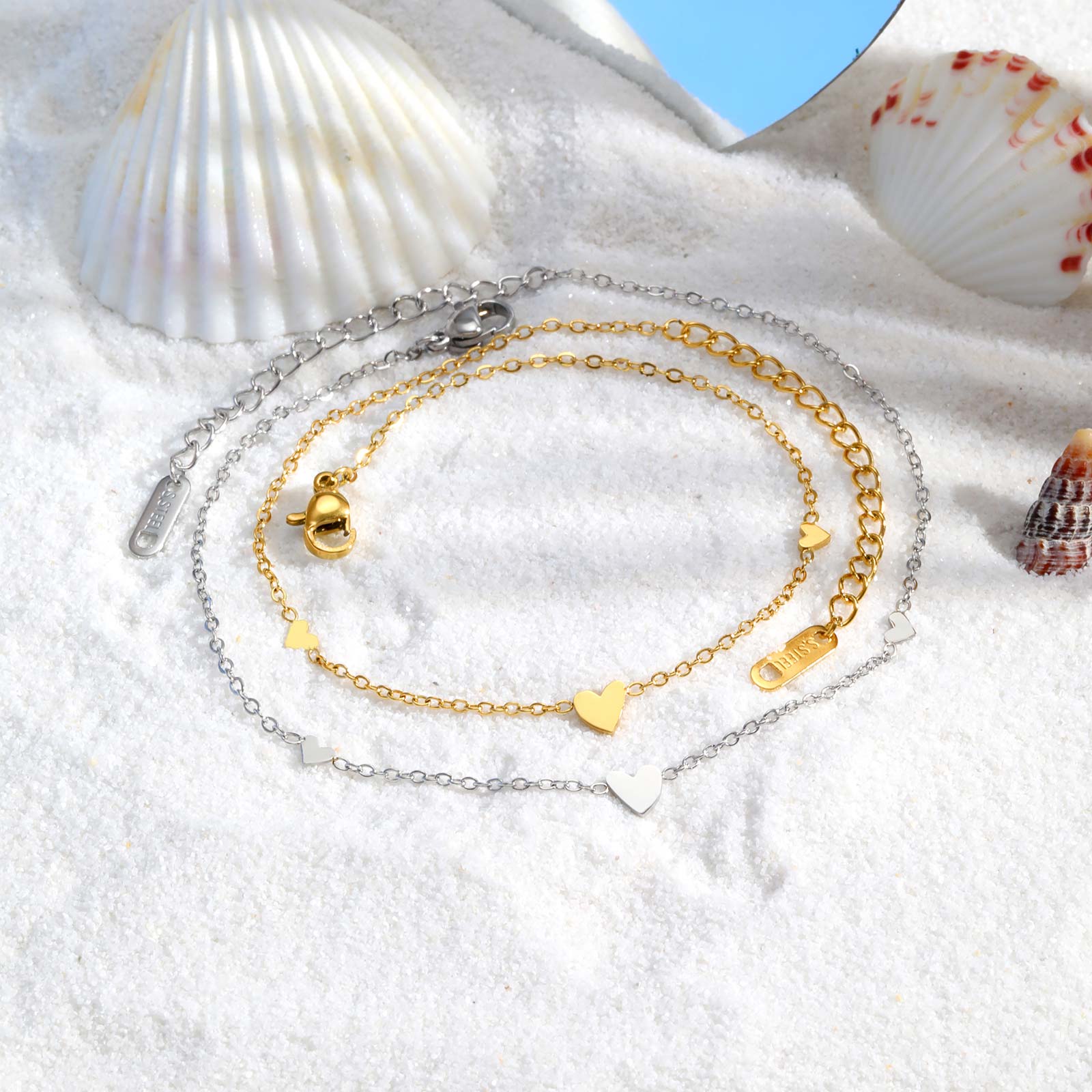 Bracelets de cheville en forme - Jc Jewelry & Watches avis et prix