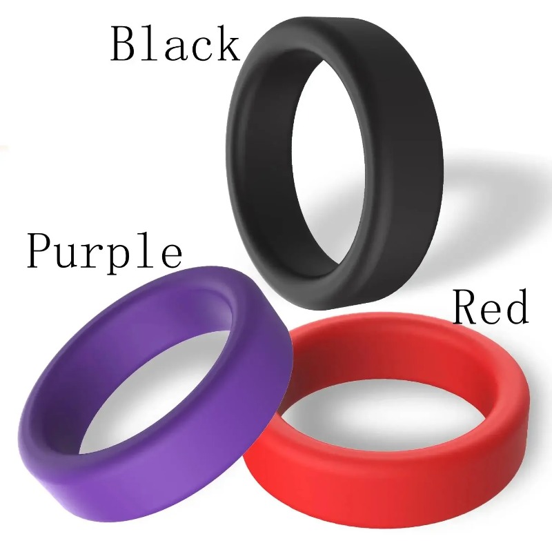 Lot de 3 anneaux en silicone r - Couple Ring Set avis et prix