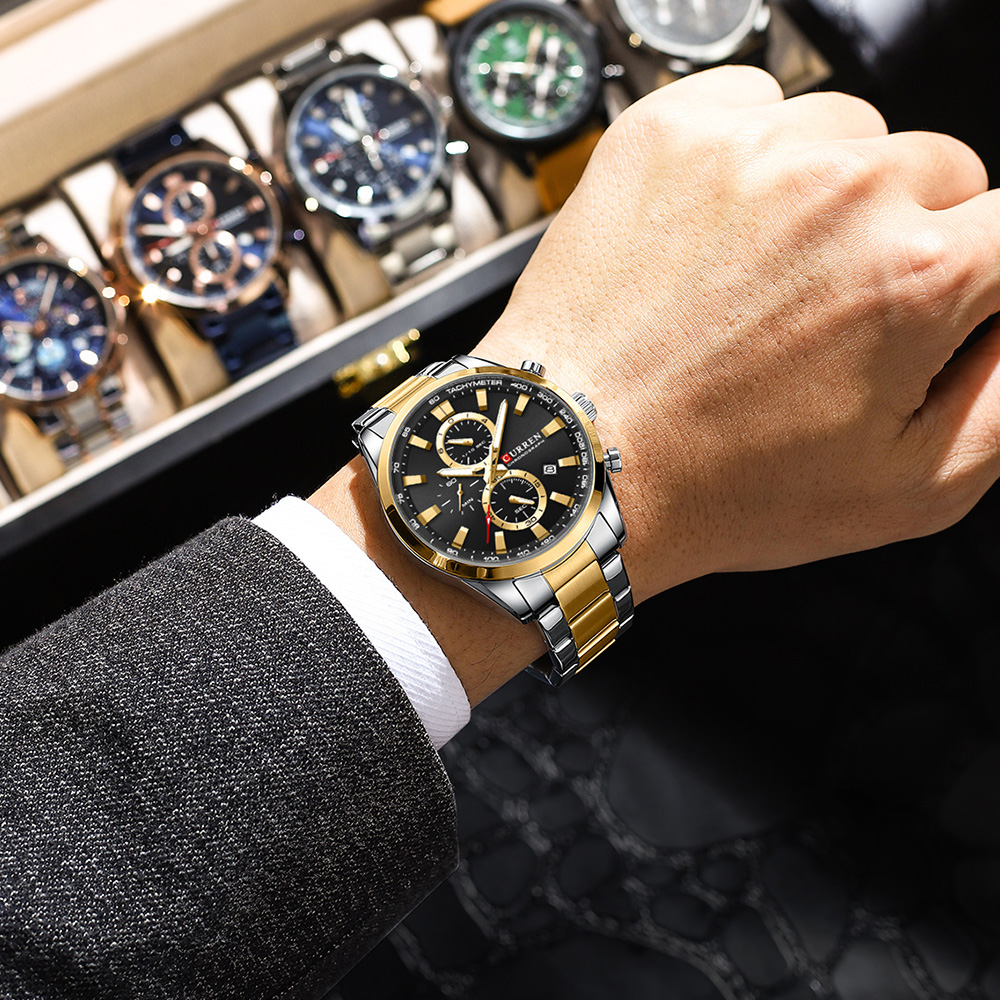 CURREN Casual Quartz Chrono Sp - Jewelry For Watches avis et prix