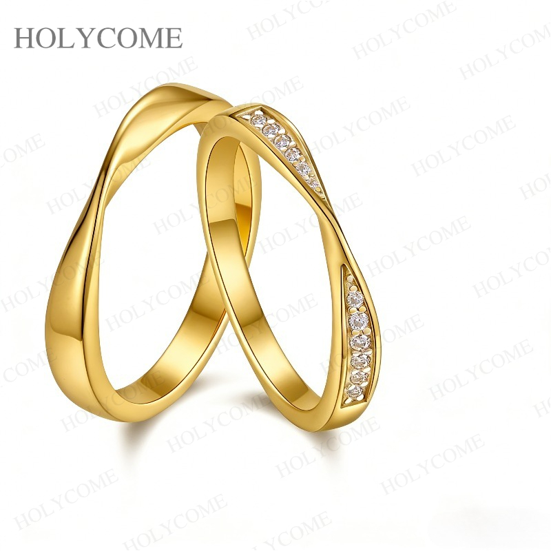Bagues de couple en moissanite - Couple Ring Set avis et prix