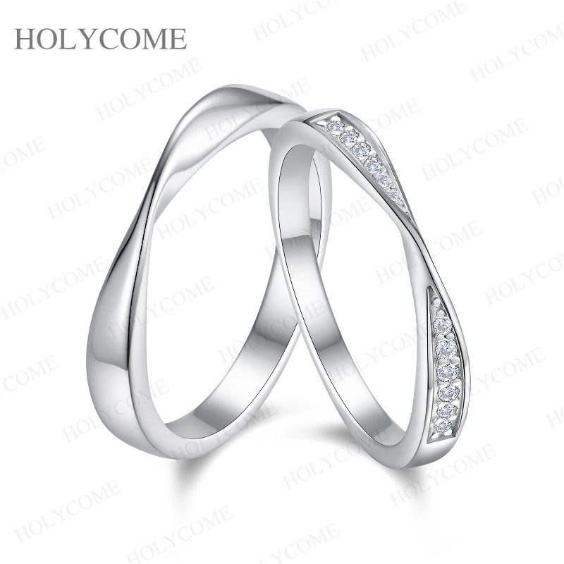 Bagues de couple en moissanite - Couple Ring Set avis et prix