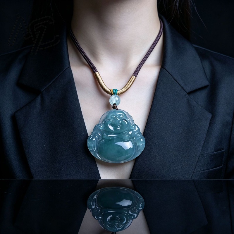 Pendentif Bouddha en Jade Émer - Jewelry & Watches Ltd avis et prix