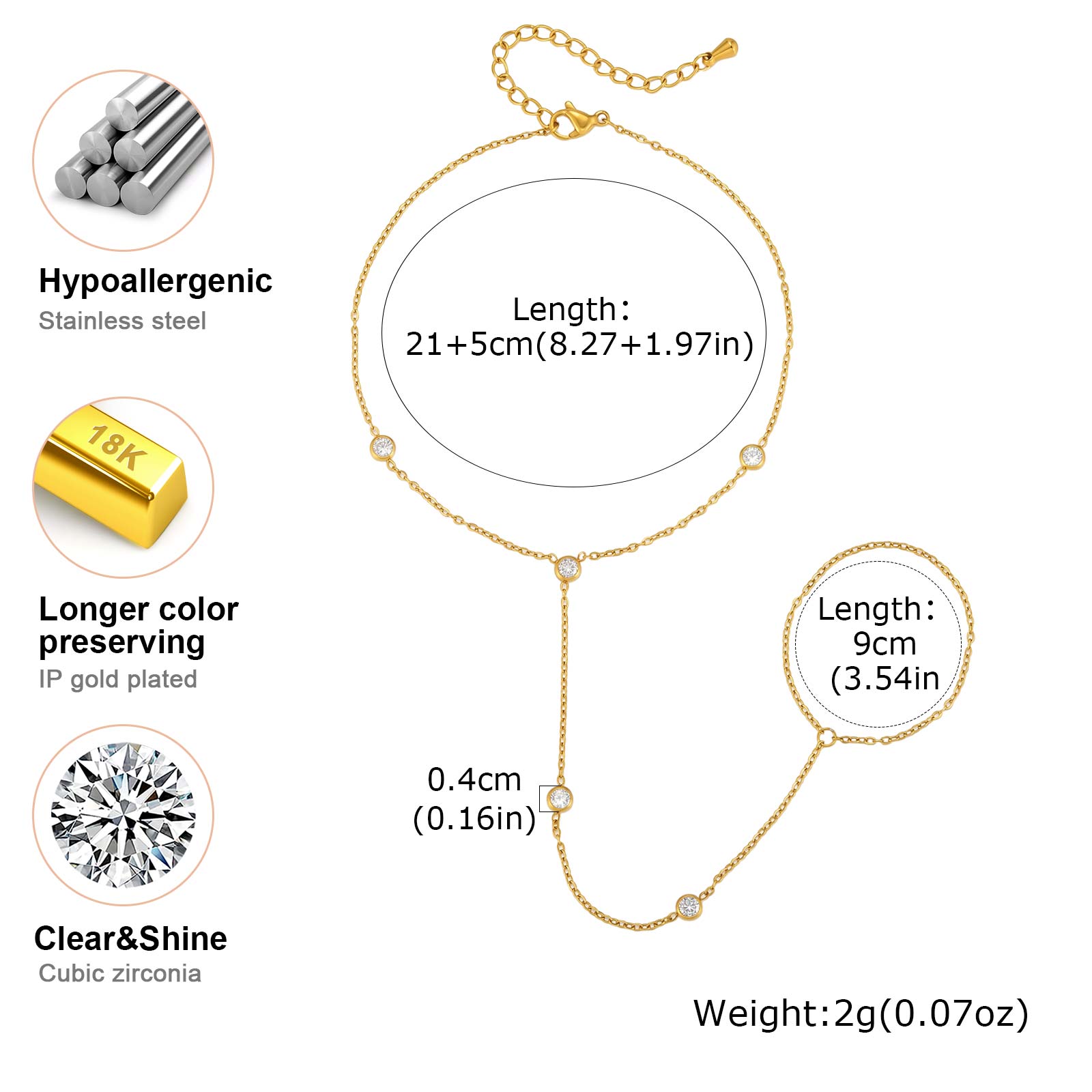 Chevillère en acier inoxydable - Jc Jewelry & Watches avis et prix