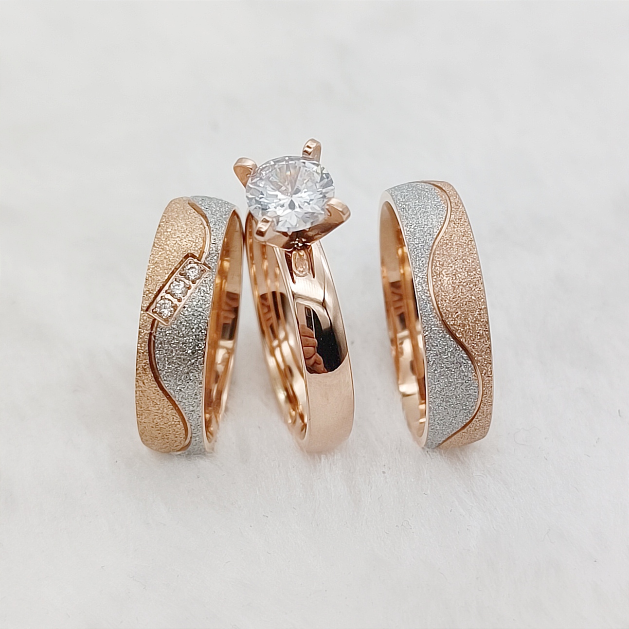 Proposition 3 pièces promesse  - Couple Ring Set avis et prix
