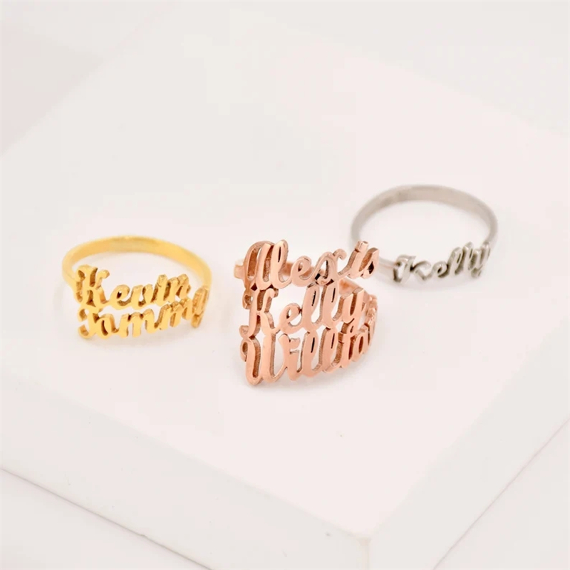 Bagues de famille personnalisé - Couple Ring Set avis et prix